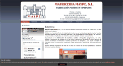 Desktop Screenshot of matriceriamaype.com